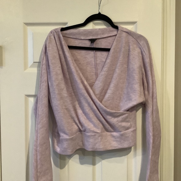 Ann Taylor Sweaters - lavender Ann Taylor cropped sweater